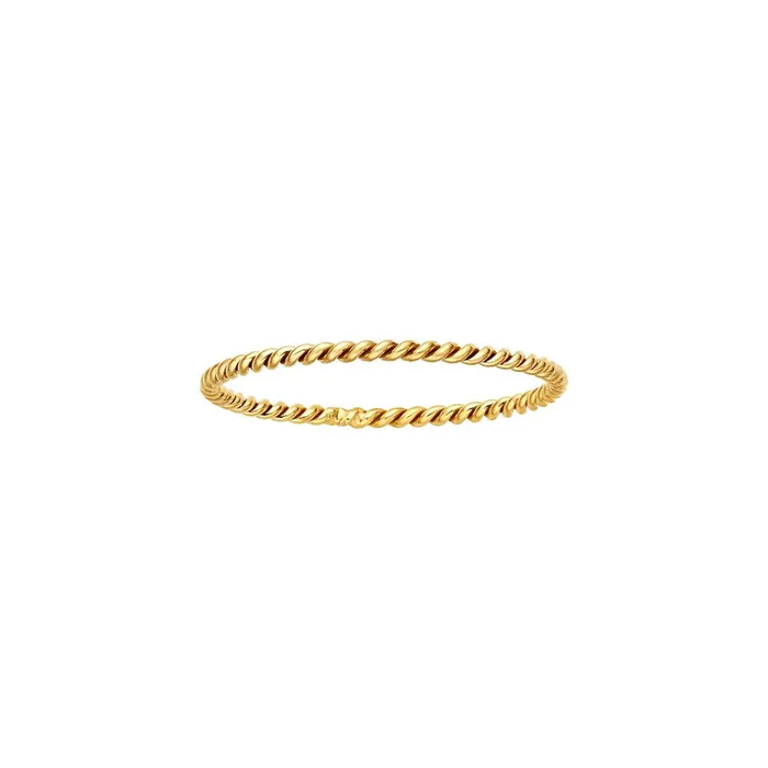 TheRoseGypsy Rings Gold Filled Dainty Twist Stacker Ring