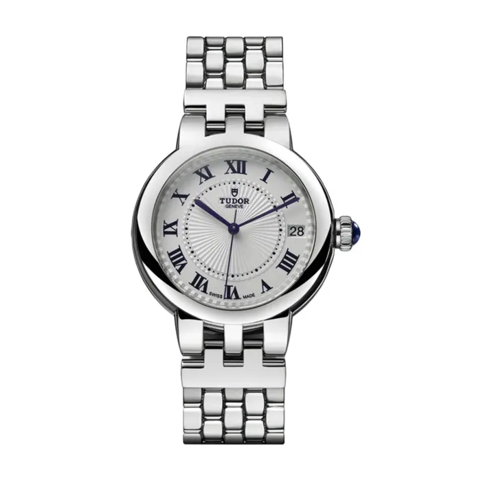 Tudor Clair De Rose 34mm Watch Ref M358000001 Opaline Roman Dial Stainless Steel Bracelet Tudor Bracelets Tudor Clair De Rose 34mm Watch Ref M358000001 Opaline Roman Dial Stainless Steel Bracelet Tudor Bracelets
