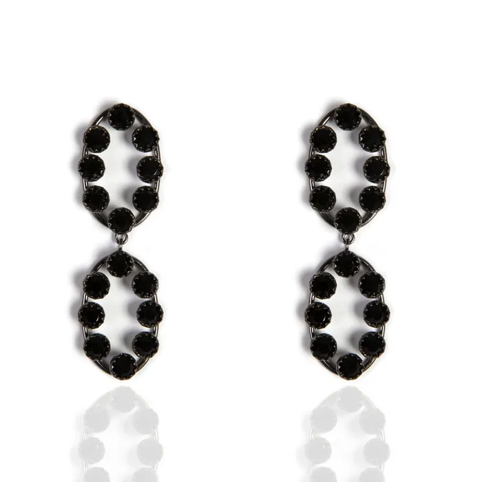 Virgins Saints Angels Earrings Amulets of Glamour EarringsJet