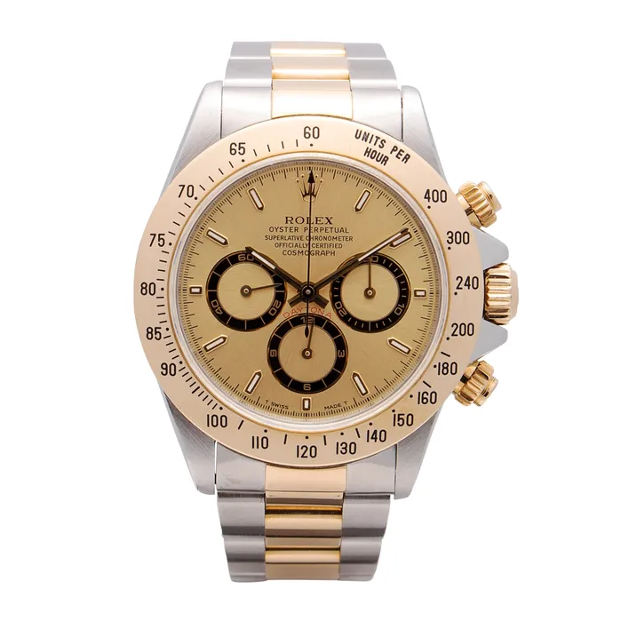 Watches Rolex Cosmograph Daytona Watch SSYG Champagne Dial 40mm Automatic Preowned Preowned Rolex
