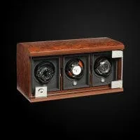 Watches Underwood Watch Winder Three Module Unit Briarwood
