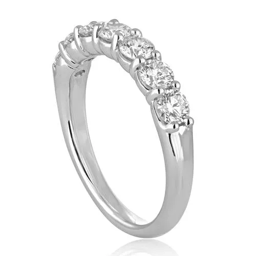 Wedding Bands Rings 14K White Gold Diamond Band